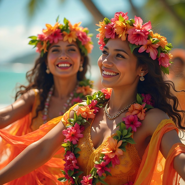 photo of colombian women with fruit on their head walking down the street with stools in their left hand